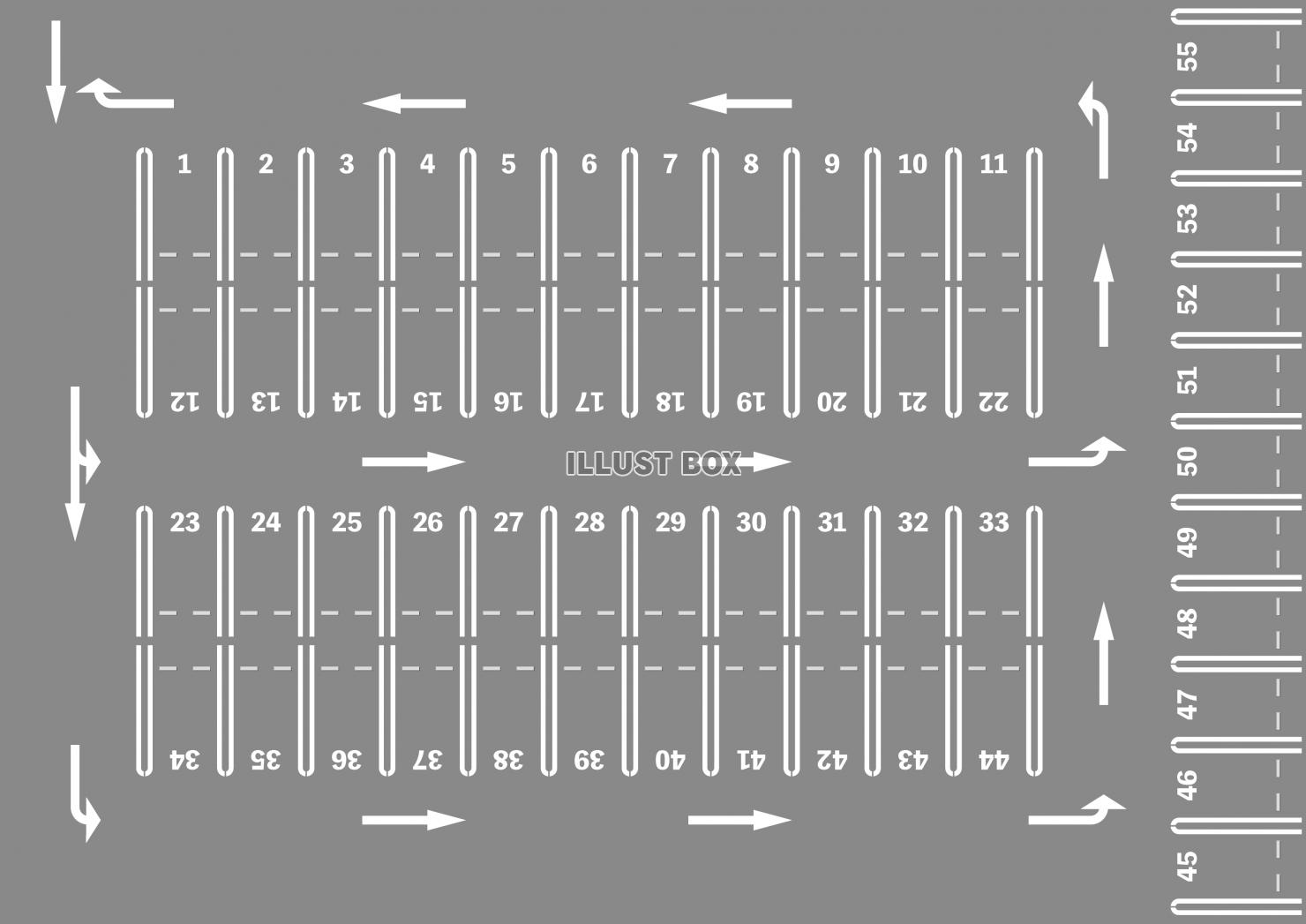 駐車場 イラスト無料