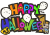 可愛い「HAPPY HALLOWEEN」の文字