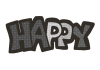 可愛い「HAPPY」の文字