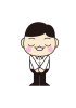 3_人物_サラリーマン・お辞儀・お礼（シンプルかわいい）