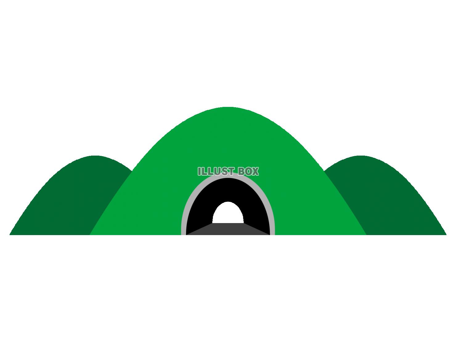 シンプルなトンネルのアイコン【透過PNG】