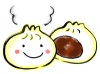 筆絵のかわいいあんまん２