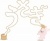 餅がうさぎの文字になっている餅つきをするうさぎのイラスト