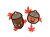 かわいいドングリと紅葉