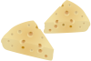 エメンタールチーズ（透過PNG）