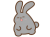 灰色のうさぎ３