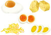卵の形態５種セット（透過PNG）