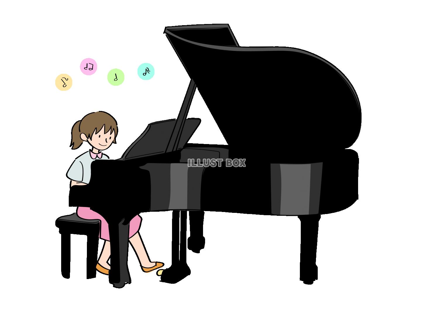 ピアノのお稽古_子ども