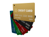 複数のリアルなクレジットカードのサンプル素材【透過PNG】