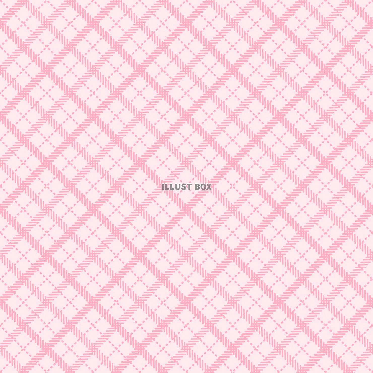 チェック柄背景素材（ピンク）