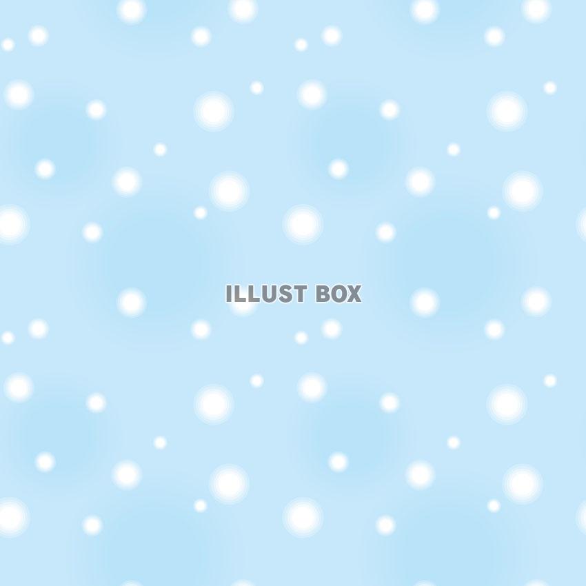 雪のシームレスパターン（ZIPに雪のみの透過PNG）