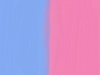 油絵タッチのハーフカラー背景、青とピンク