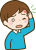 たんこぶが出来た男の子