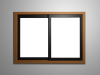 3DCGの窓枠のフレーム素材【透過PNG】