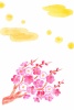 梅の花のグリーティングカード１