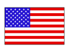 アメリカ（米国）の国旗のアイコン【透過PNG】