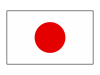シンプルな日本の国旗のアイコン【透過PNG】