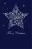クリスマスカード03　雪の結晶