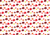 8_背景_キノコと紅葉の背景・壁紙