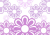 透過PNG・背景　半透明　でか花の枠フレーム　むらさき