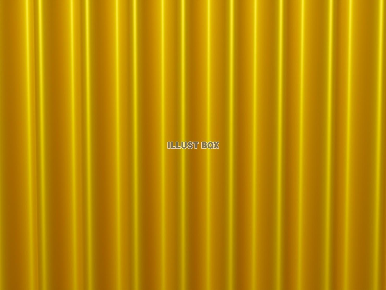 閉じたステージのカーテンの壁紙・金色【3DCG】