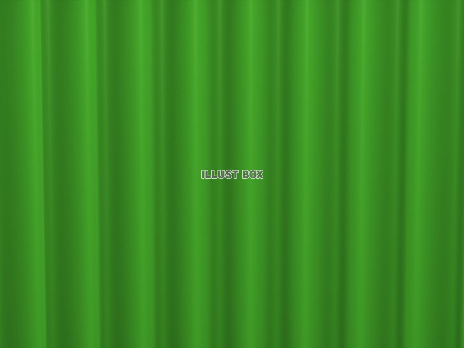 閉じたステージのカーテンの壁紙・緑色【3DCG】