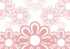 JPEG・背景　半透明　でか花の枠フレーム　ピンク