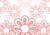 透過PNG・背景　半透明　でか花の枠フレーム　ピンク