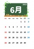2023年6月の黒板カレンダー