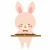 2023年卯年 年賀状に使えるかわいいうさぎの大正琴弾き