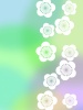 和柄梅の花模様壁紙画像シンプル背景素材イラスト