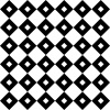 シームレスな釘抜文様 白黒【EPS】