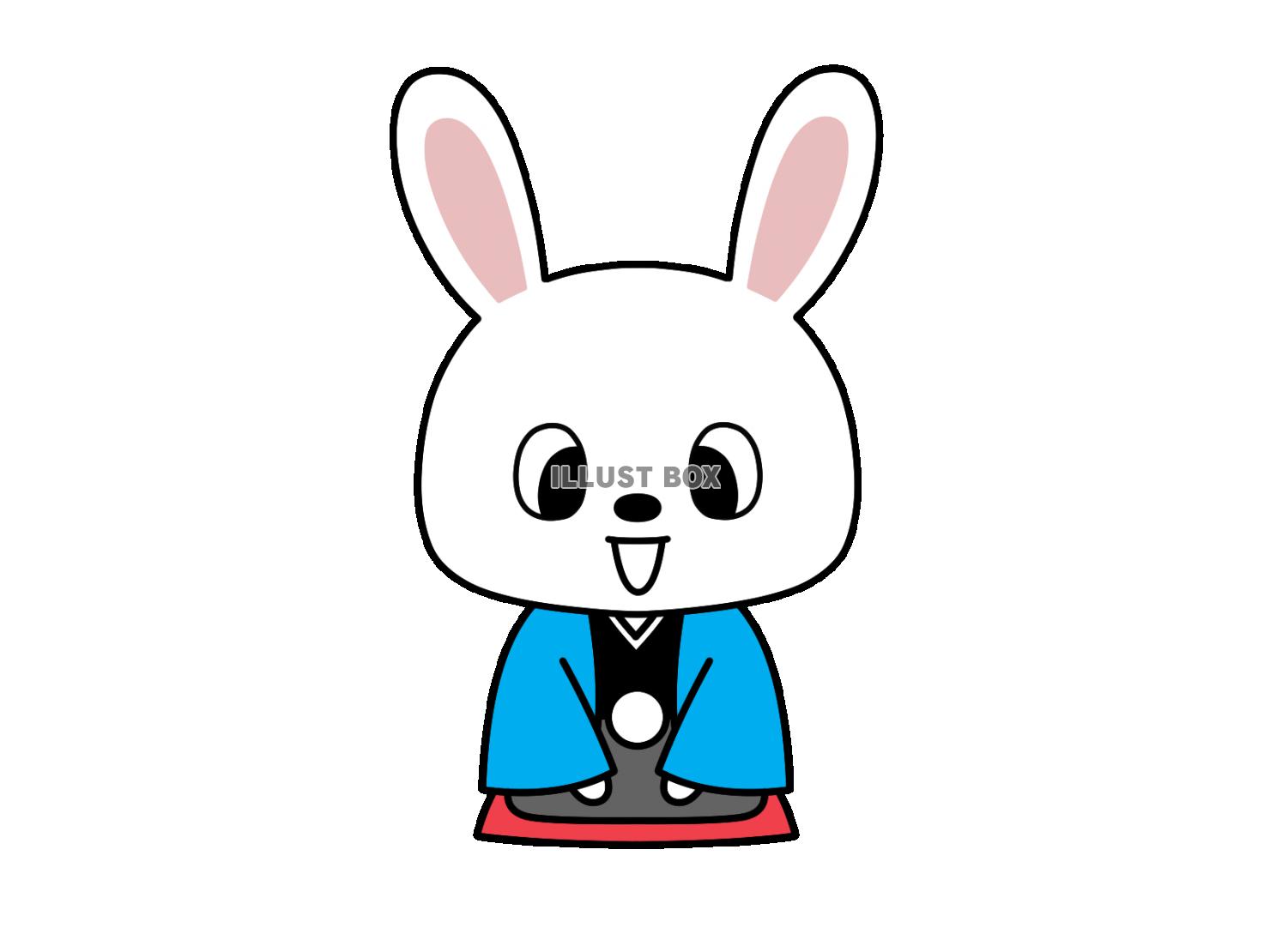 うさぎ　羽織　男の子