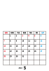 5_2023年カレンダー・5月_アレンジ可能・縦・フォトフレーム・写真フレーム