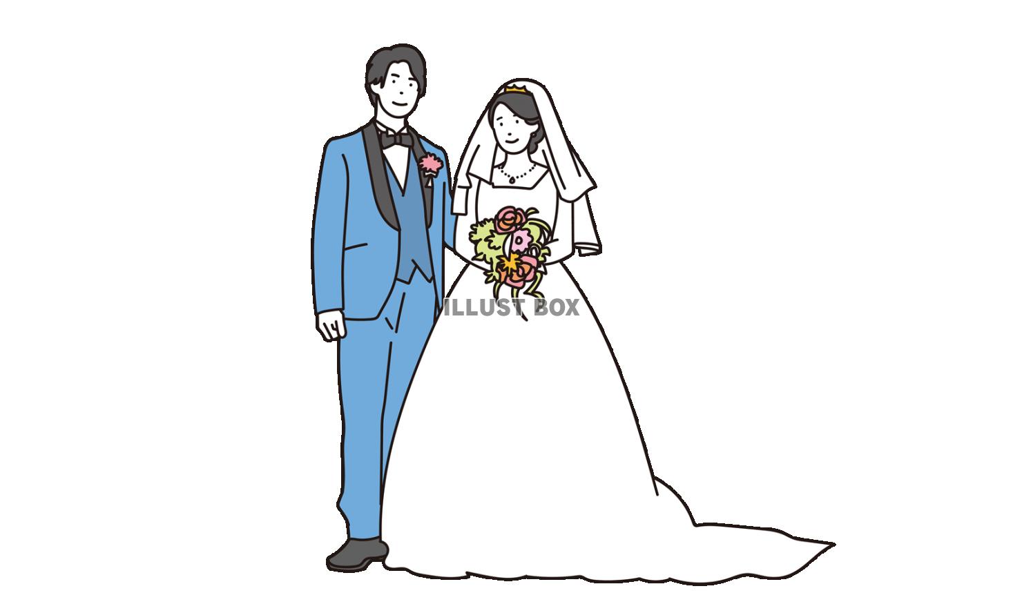 アジア人の新郎新婦