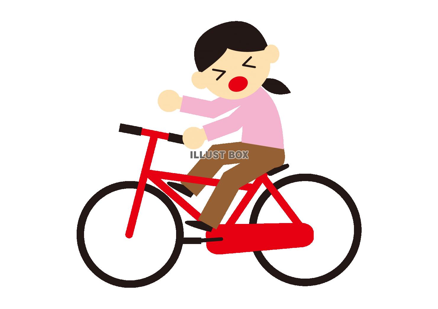 4_人物_自転車の事故・女の子