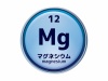 【JPG画像】元素記号Mgマグネシウムアイコン文字素材