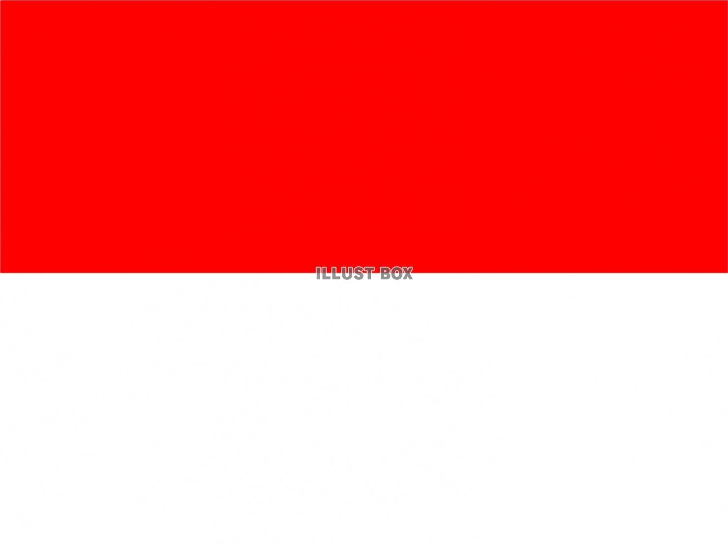 世界の国旗ーインドネシアー