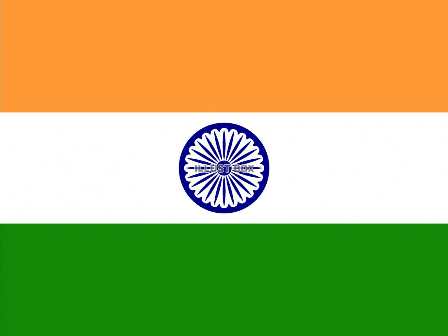世界の国旗ーインドー