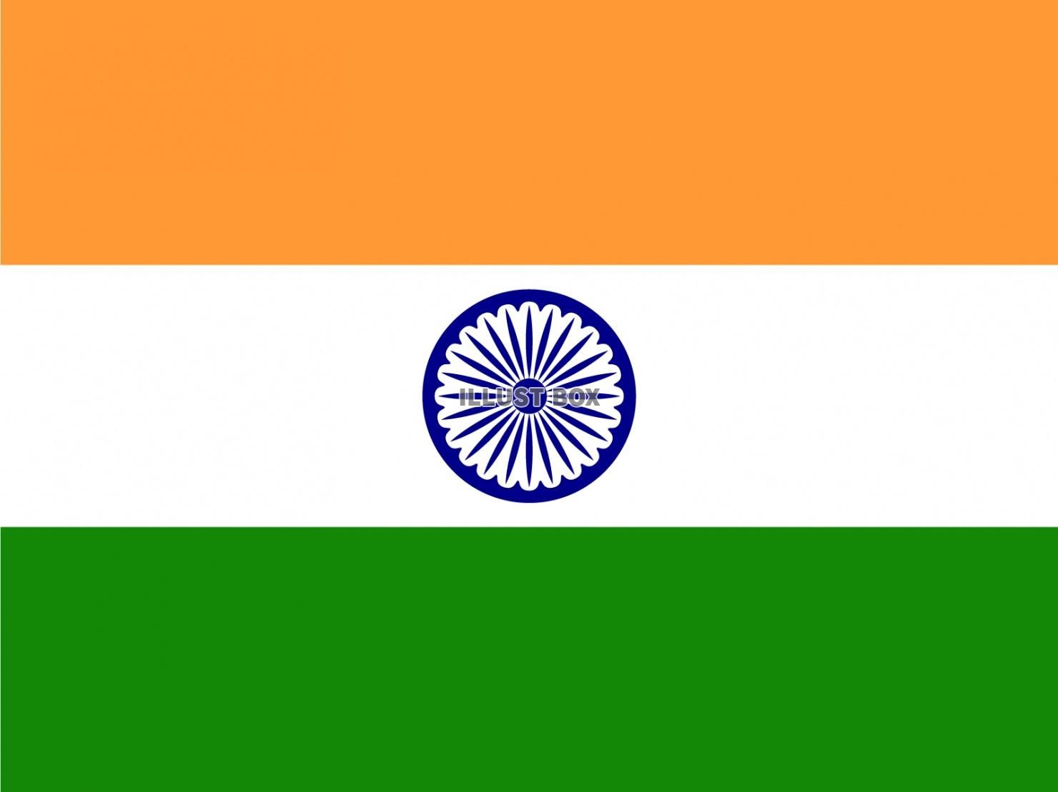 世界の国旗ーインドー