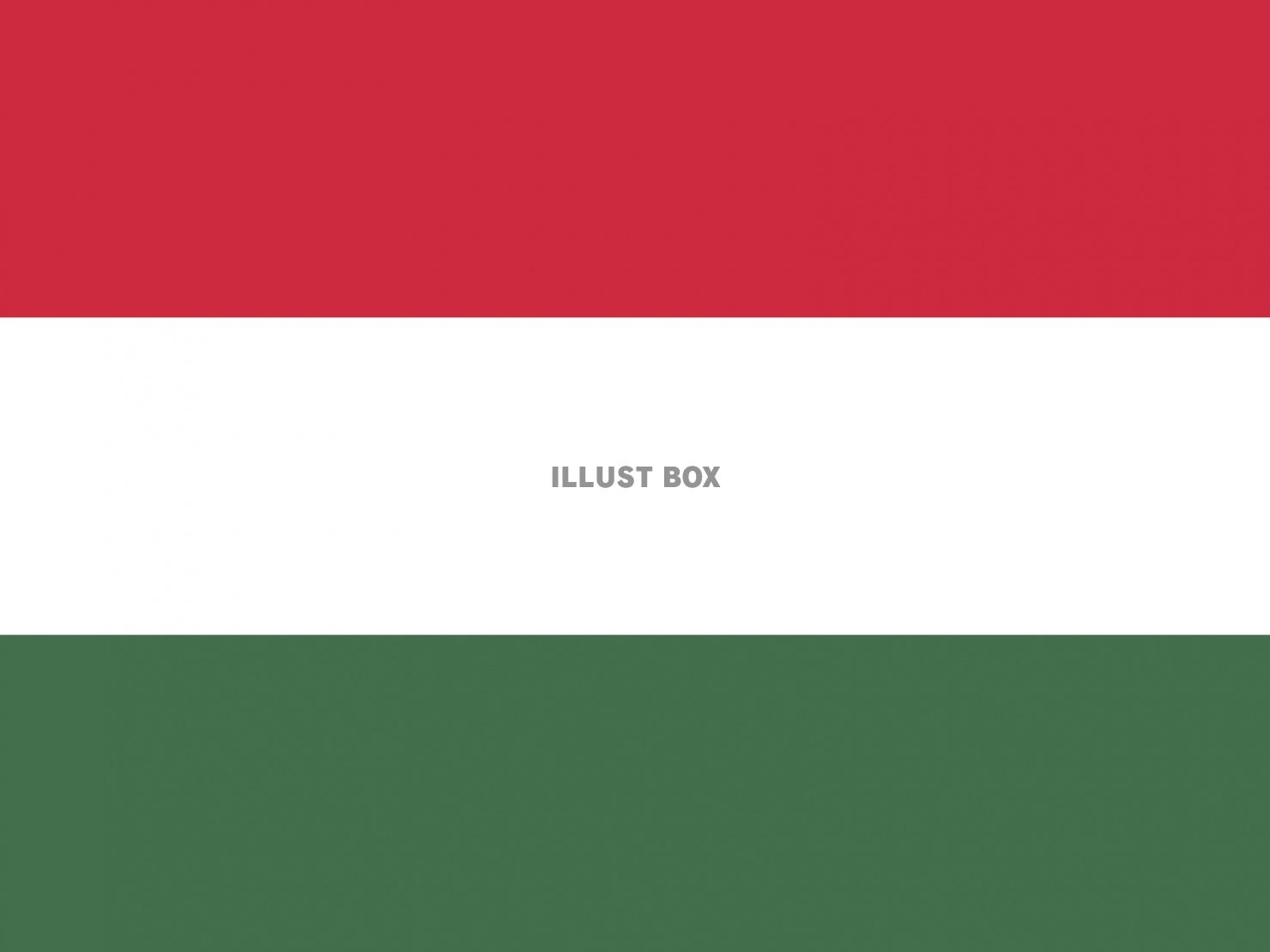 世界の国旗ーハンガリー