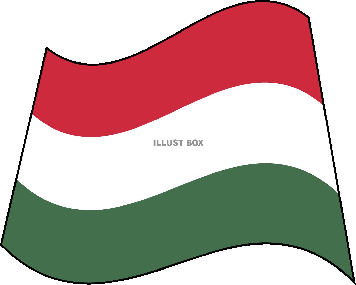 はためく世界の国旗☆ハンガリー☆