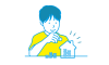 将来のためにお金を貯める子供