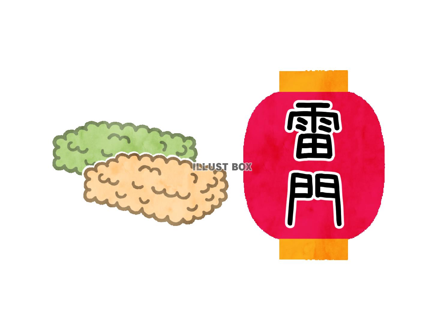 雷おこし 雷門