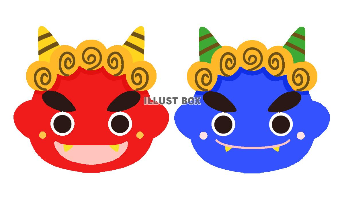 赤鬼青鬼　透過png