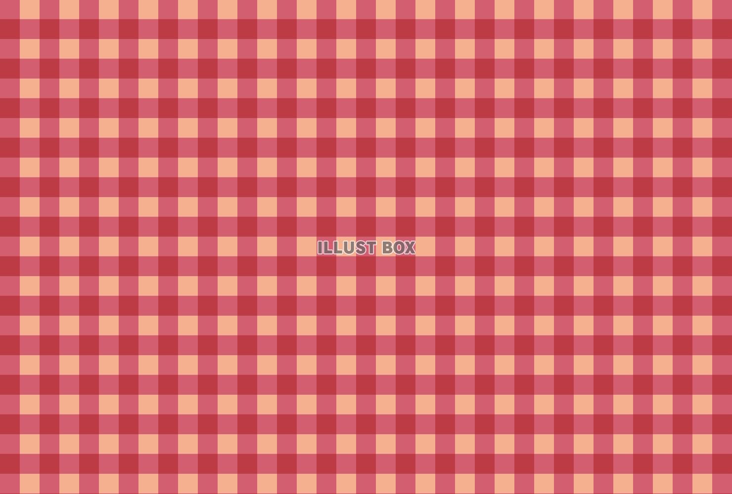 バレンタインカラーのギンガムチェック/赤・ピンク