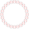 硬式野球ボールの丸形（円形）フレーム３