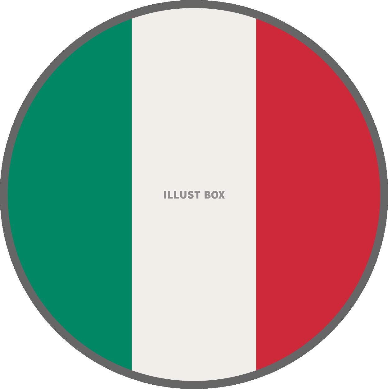世界の国旗アイコン☆イタリア☆