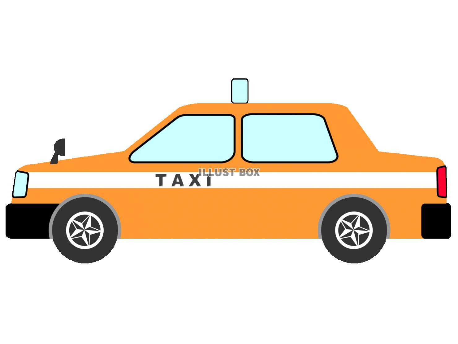 タクシー壁紙画像シンプル背景素材イラスト透過png