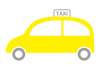 3_単体_乗り物・車・タクシー・黄色